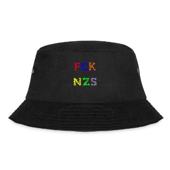 FCK NZS - Bucket Hat - black - Front - Lela (165cm)