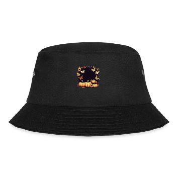 Halloween Pumpkin Costume Pumpkin Costume Gift - Bucket Hat - black - Front - Lela (165cm)