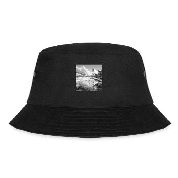 hongcity cayman islands black white beach - Bucket Hat - Schwarz - Vorne - Lela (165cm)