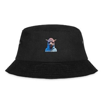 Alpaca breeder alpaca wears sweater alpaca fan - Bucket Hat - black - Front - Lela (165cm)