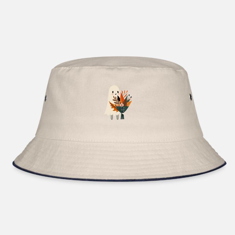 Geist mit Blumenstrauß Bucket Hat