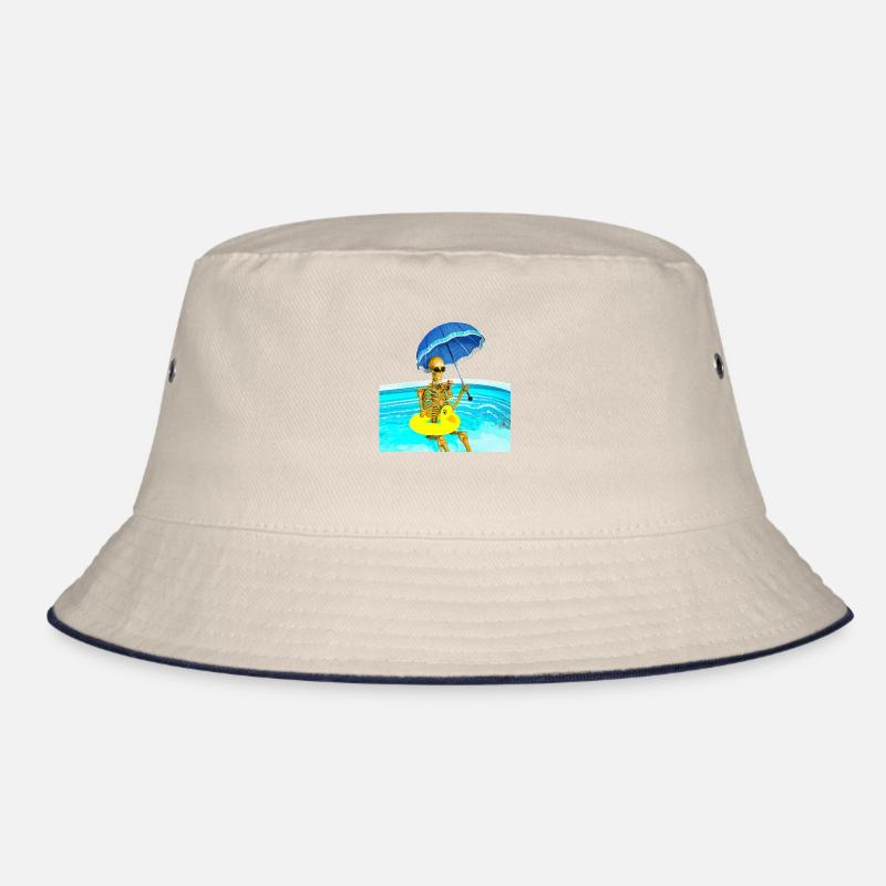 Grim Reaper on vacation Bucket Hat