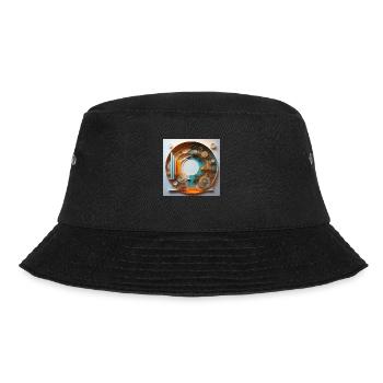 The time - Bucket Hat - black - Front - Lela (165cm)