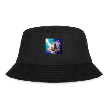 Steampunk Octopus - Bucket Hat - Schwarz - Vorne - Lela (165cm)