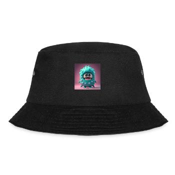 Happy Halloween niedliche Seeungeheuer-Zunge gruselig - Bucket Hat - Schwarz - Vorne - Lela (165cm)