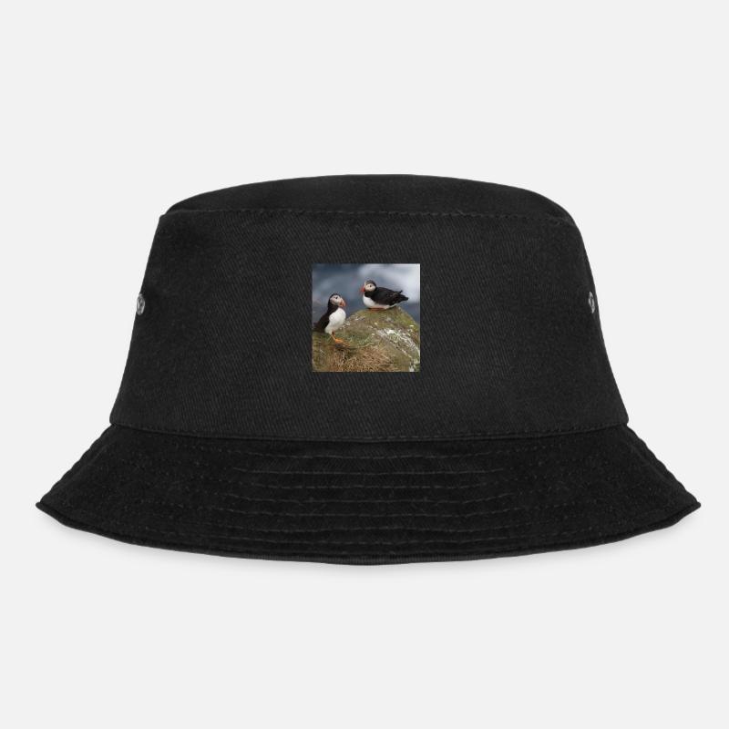Papageientaucher - Bucket Hat - Schwarz