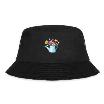 Flower Gift, Flowers, Garden, Home Gardener, Gardener - Bucket Hat - black - Front - Lela (165cm)