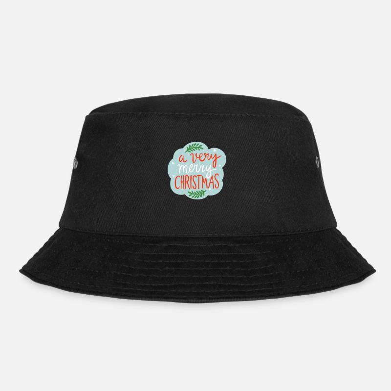 Christmas sticker - Bucket Hat - Schwarz