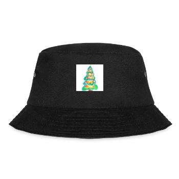 Weihnachtsbaum Tannenbaum - Bucket Hat - Schwarz - Vorne - Lela (165cm)