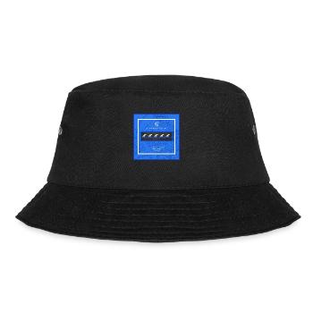 Surf Logo Wassersport Emblem - Bucket Hat - Schwarz - Vorne - Lela (165cm)