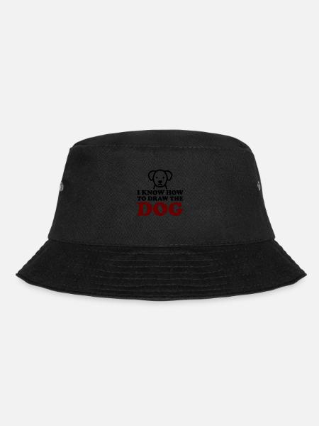 The Dog - Bucket Hat - Schwarz