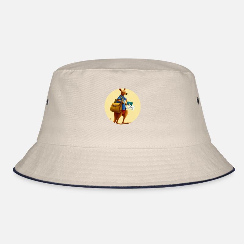 Känguru Briefträger Bucket Hat