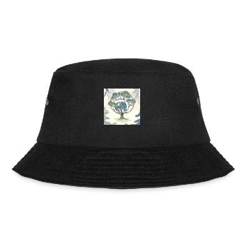 The World Tree - Nature Conservation & Environmental Protection - Bucket Hat - black - Front - Lela (165cm)