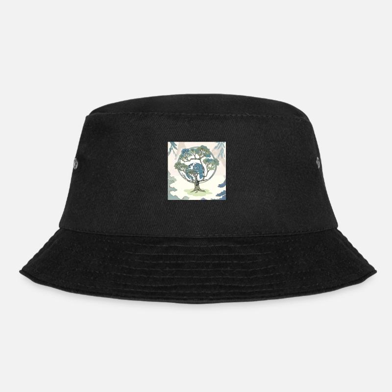 Der Welt Baum - Naturschutz & Umweltschutz - Bucket Hat - Schwarz