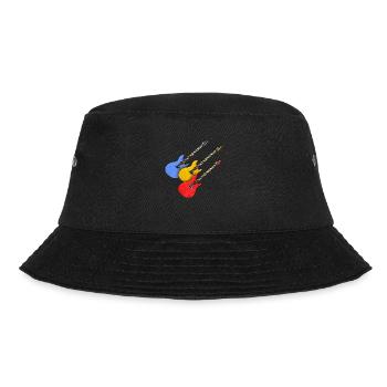 Gitarren - Bucket Hat - Schwarz - Vorne - Lela (165cm)