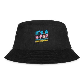 Koreanischer Pop Musiker Geschenk Lustiges K Pop - Bucket Hat - Schwarz - Vorne - Lela (165cm)