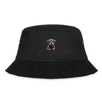Rottweiler Dog Dog Rottweiler puppy Dog puppy - Bucket Hat - black - Front - Lela (165cm)