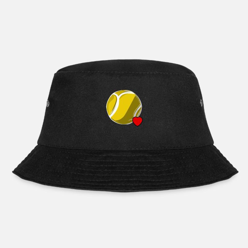 Liebe Tennis - Bucket Hat - Schwarz