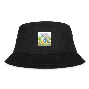 Schulkind 2024 - Bucket Hat - Schwarz - Vorne - Lela (165cm)