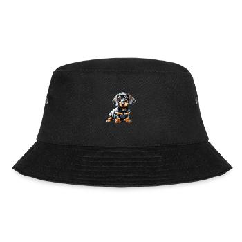 Dachshund Hund Hundehalter Dackelwelpe Hunde - Bucket Hat - Schwarz - Vorne - Lela (165cm)