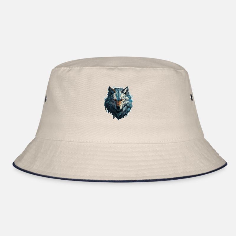 Wolf - Illustration Bucket Hat
