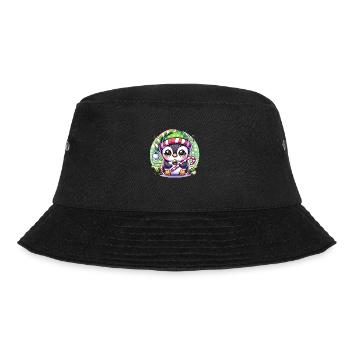 Weihnachtspinguin - Bucket Hat - Schwarz - Vorne - Lela (165cm)