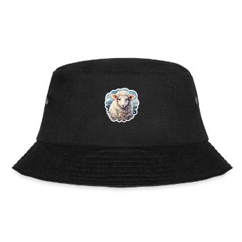 Winterschäfchen - Bucket Hat - Schwarz - Vorne - Lela (165cm)