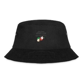 Ich war dieses Jahr der Artigste - Bucket Hat - Schwarz - Vorne - Lela (165cm)