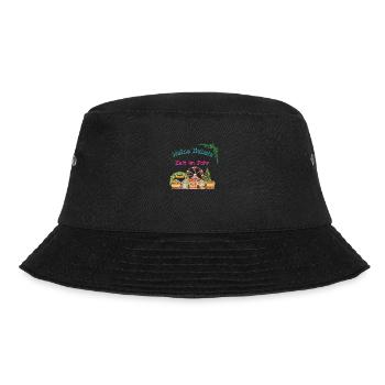 Meine Liebste Zeit im Jahr. - Bucket Hat - Schwarz - Vorne - Lela (165cm)