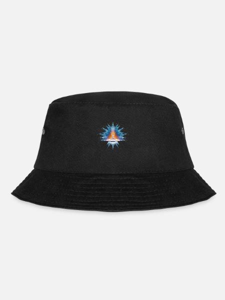Yoga Spirituality Freedom and Relaxation - Bucket Hat - black