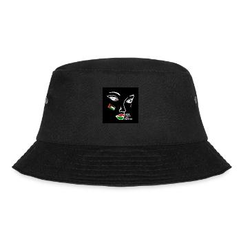 Free palestine women - Bucket Hat - black - Front - Lela (165cm)