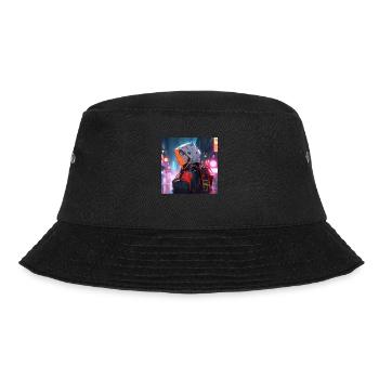 Anime Guy in Japan - Bucket Hat - Schwarz - Vorne - Lela (165cm)
