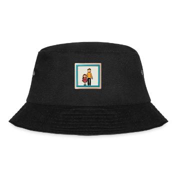Familie / Vater / Tochter - Bucket Hat - Schwarz - Vorne - Lela (165cm)