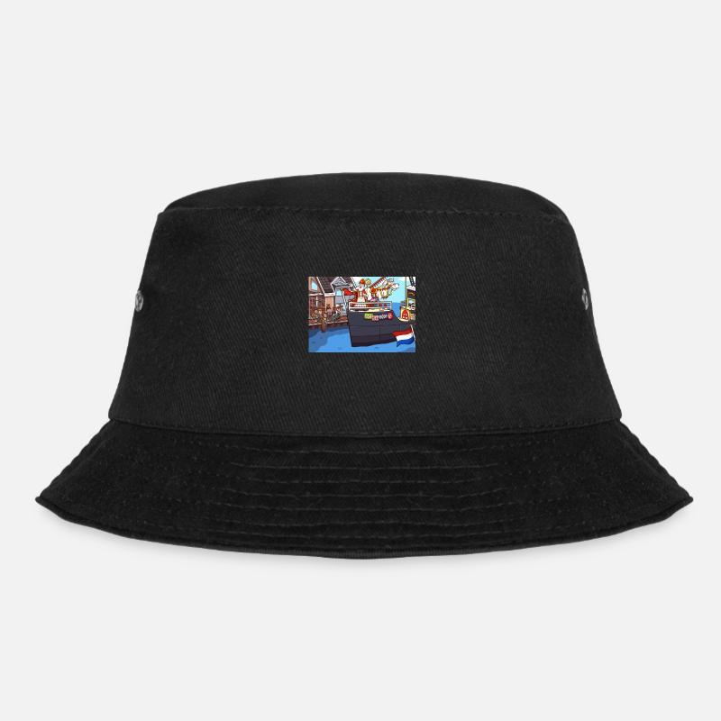 Ankunft des Heiligen Nikolaus - Bucket Hat - Schwarz