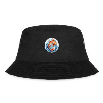 Koi Carp - Japanese Fish - Bucket Hat - black - Front - Lela (165cm)