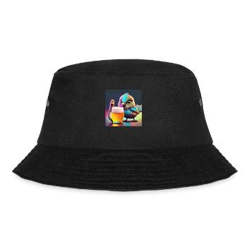 with a pint - Bucket Hat - black - Front - Lela (165cm)