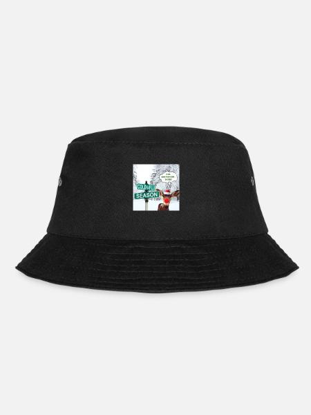 Oh Deer - Rudolf Christmas Design - Bucket Hat - black