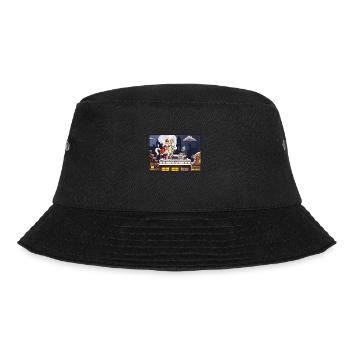 Heiliger Nikolaus am 5. Dezember - Bucket Hat - Schwarz - Vorne - Lela (165cm)