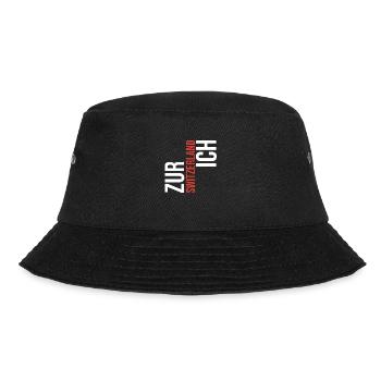 Zurich Switzerland Zürich Schweiz - Bucket Hat - Schwarz - Vorne - Lela (165cm)