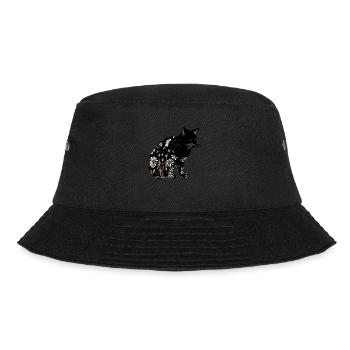 Cat - Bucket Hat - black - Front - Lela (165cm)