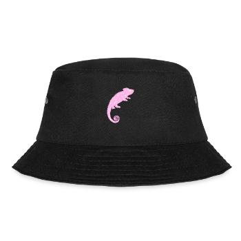 Pink chameleon - Bucket Hat - black - Front - Lela (165cm)