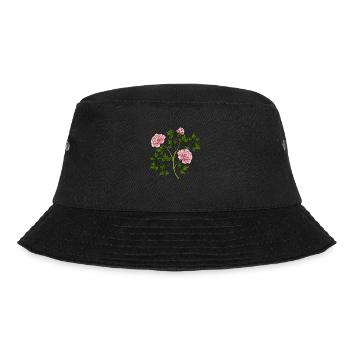 Flowers - Bucket Hat - black - Front - Lela (165cm)