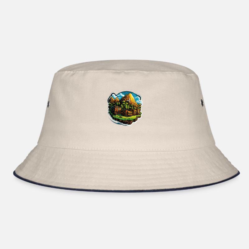 Landschaft - Illustration Bucket Hat