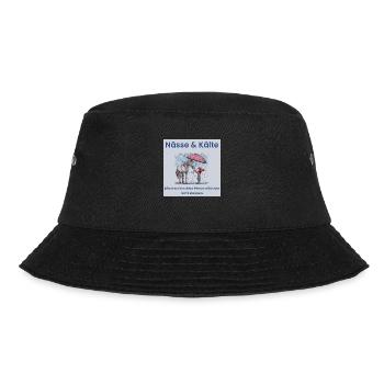 Anti-Schönwetter-Pferdemädchen - Bucket Hat - Schwarz - Vorne - Lela (165cm)