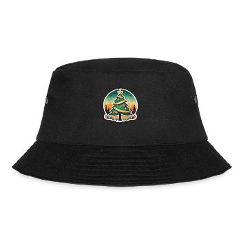 Christmas Tree Drawing Christmas - Bucket Hat - black - Front - Lela (165cm)