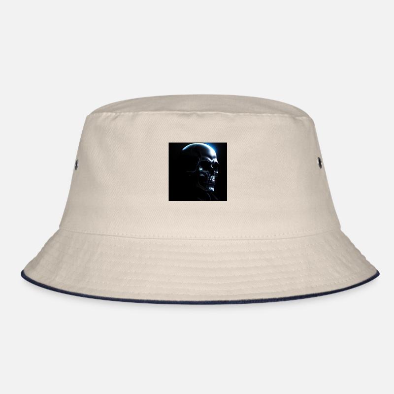 Cyber-Schädel Bucket Hat
