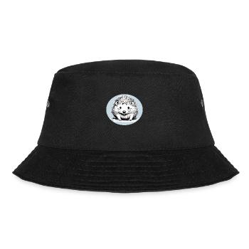 Niedlicher Igel - Bucket Hat - Schwarz - Vorne - Lela (165cm)