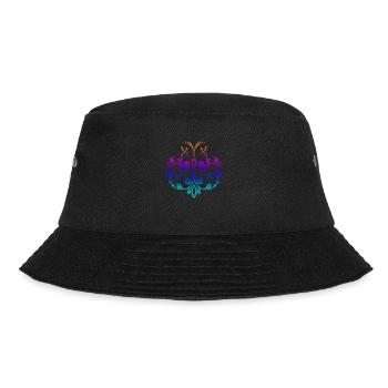 Schweden Schweden dalarna dala Pferd Pferd Frohe Weihnachten Elch - Bucket Hat - Schwarz - Vorne - Lela (165cm)
