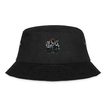 Urbex Essence: Vector Abandoned Buildings - Bucket Hat - black - Front - Lela (165cm)