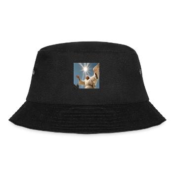 Spiritualität Esoterik Spruch - Bucket Hat - Schwarz - Vorne - Lela (165cm)